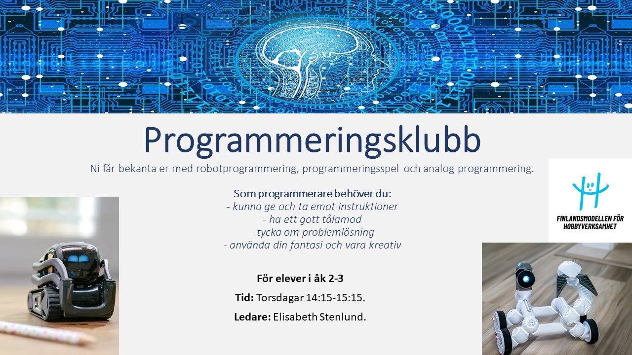Programmeringsklubb - Korsholm - Mustasaari