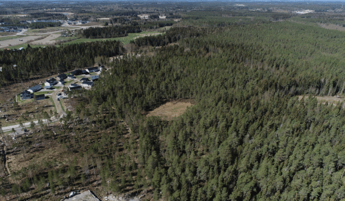 flygbild av Hemskog 2